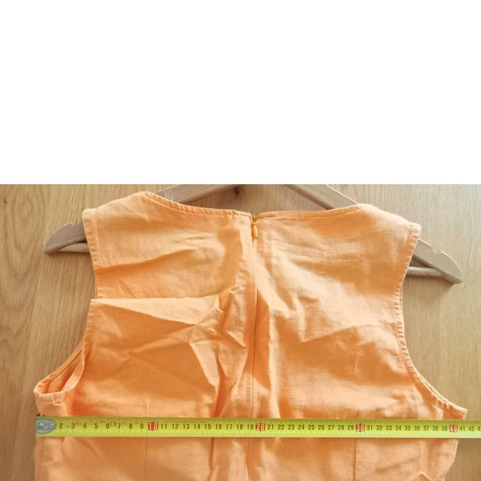 vestido largo naranja talla 36 en muy buen estado – photo 6